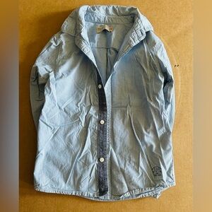 Zara Kids Light Blue Button-Down Shirt